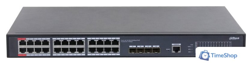 Управляемый коммутатор уровня 2+ Dahua DH-S5428-24GT4XF-360 - Изображение №1 — Интернет-магазин Time-Shop