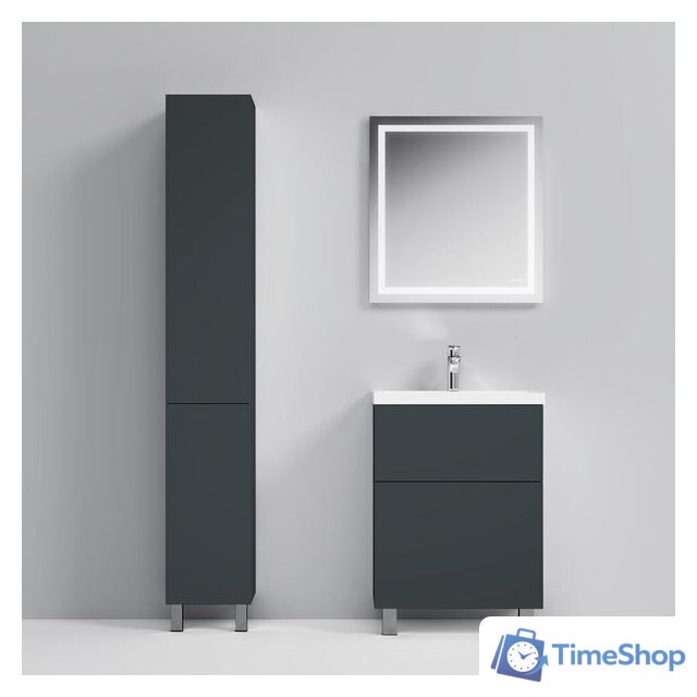  AM.PM Тумба под умывальник Gem 60 M90FSX06022GM32 (2 ящика, графит) - Изображение №7 — Интернет-магазин Time-Shop