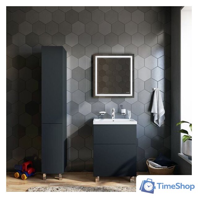  AM.PM Тумба под умывальник Gem 60 M90FSX06022GM32 (2 ящика, графит) - Изображение №8 — Интернет-магазин Time-Shop