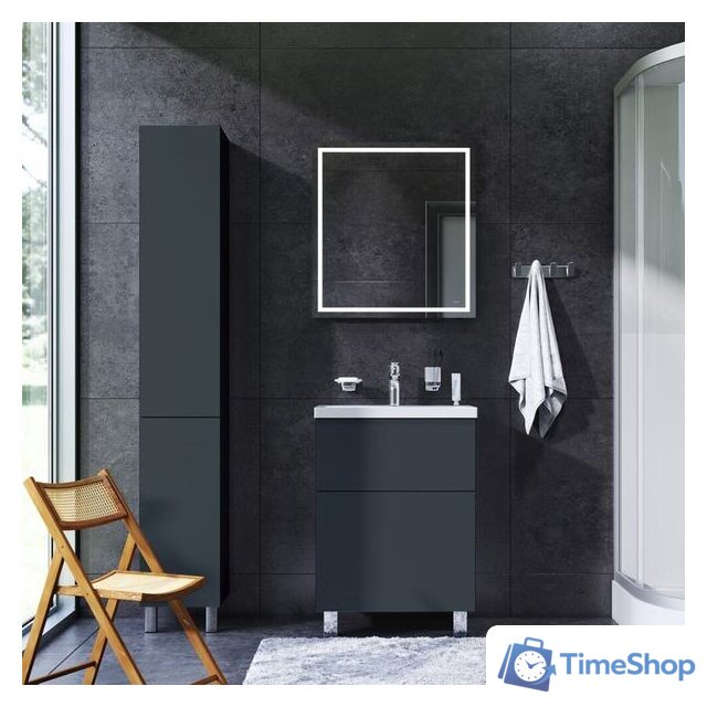  AM.PM Тумба под умывальник Gem 60 M90FSX06022GM32 (2 ящика, графит) - Изображение №6 — Интернет-магазин Time-Shop