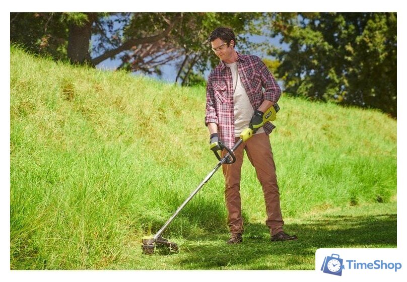 Триммер Ryobi RY18LTX38A-0 5133005730 (без АКБ) - Изображение №3 — Интернет-магазин Time-Shop