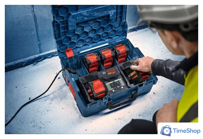Зарядное устройство Bosch EXAL18V2-320 1600A02YG5 (18В + кейс) - Изображение №4 — Интернет-магазин Time-Shop