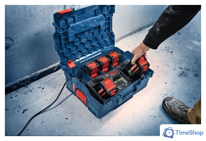 Зарядное устройство Bosch EXAL18V2-320 1600A02YG5 (18В + кейс) - Изображение №5 — Интернет-магазин Time-Shop