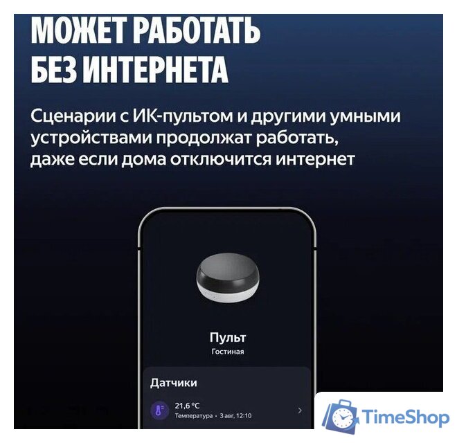 ИК-пульт Яндекс YNDX-00571 - Изображение №12 — Интернет-магазин Time-Shop