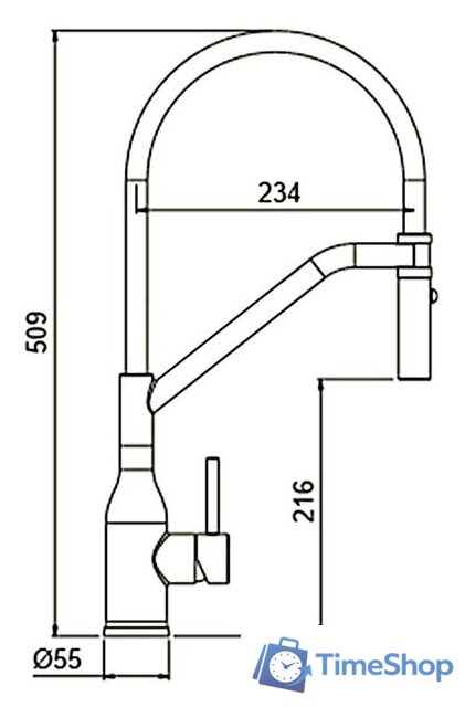 Смеситель Gappo G4098-15 - Изображение №2 — Интернет-магазин Time-Shop