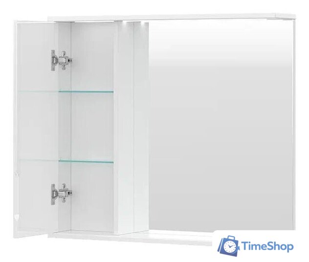  Volna Шкаф с зеркалом Joli 80 L (белый) - Изображение №2 — Интернет-магазин Time-Shop