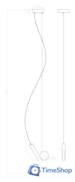 Подвесная люстра Arte Lamp Beemim A2090SP-1PB - Изображение №4 — Интернет-магазин Time-Shop