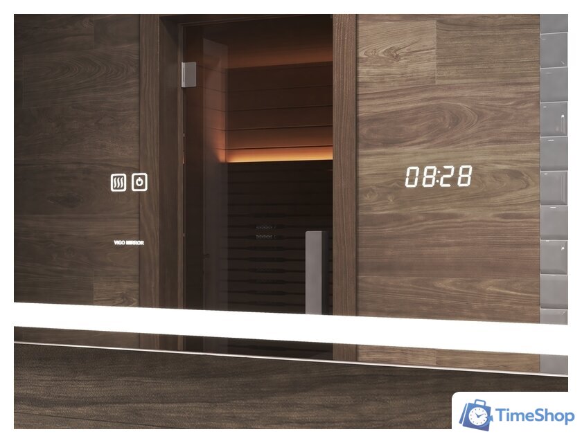  Vigo Зеркало Geometry Luxe 700 - Изображение №3 — Интернет-магазин Time-Shop