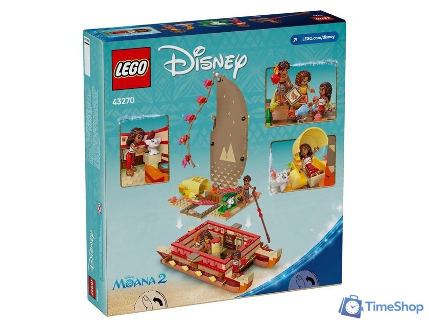 Конструктор LEGO Disney Princess 43270 Моана: приключение на каноэ - Изображение №2 — Интернет-магазин Time-Shop