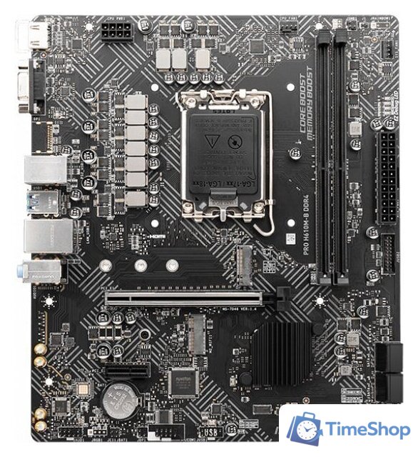 Материнская плата MSI PRO H610M-B DDR4 - Изображение №1 — Интернет-магазин Time-Shop