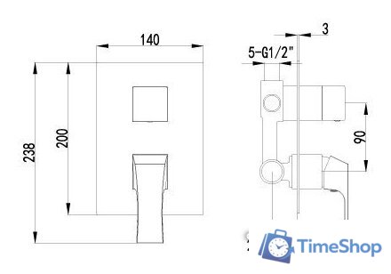 Смеситель Lemark Unit LM4528C - Изображение №2 — Интернет-магазин Time-Shop