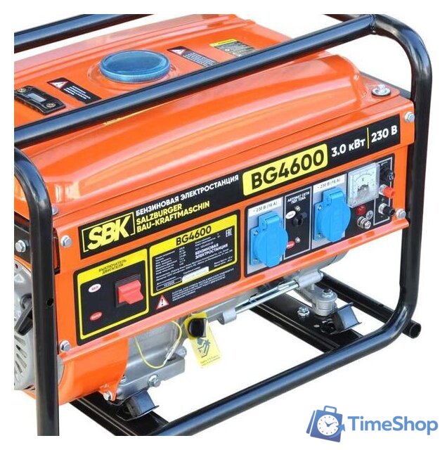 Бензиновый генератор SBK BG4600 - Изображение №3 — Интернет-магазин Time-Shop