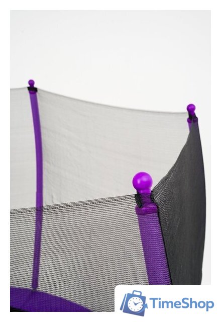 Батут Calviano Outside Master Purple 312 см - 10ft (внешняя сетка, с лестницей) - Изображение №5 — Интернет-магазин Time-Shop
