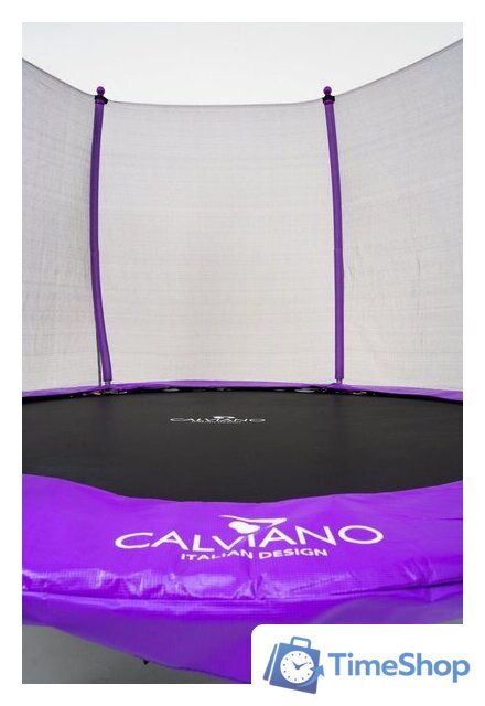 Батут Calviano Outside Master Purple 312 см - 10ft (внешняя сетка, с лестницей) - Изображение №2 — Интернет-магазин Time-Shop