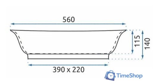Умывальник Rea Roma U5600 - Изображение №7 — Интернет-магазин Time-Shop