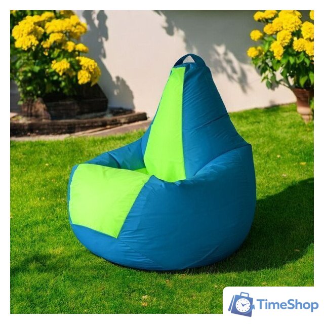 Кресло-мешок Mio Tesoro Груша Kombo XXL GF-130x85-NN (небесный/неон) - Изображение №3 — Интернет-магазин Time-Shop