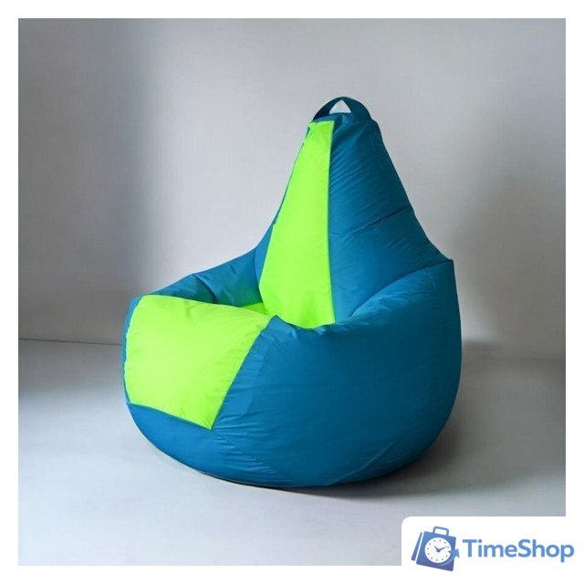 Кресло-мешок Mio Tesoro Груша Kombo XXL GF-130x85-NN (небесный/неон) - Изображение №2 — Интернет-магазин Time-Shop