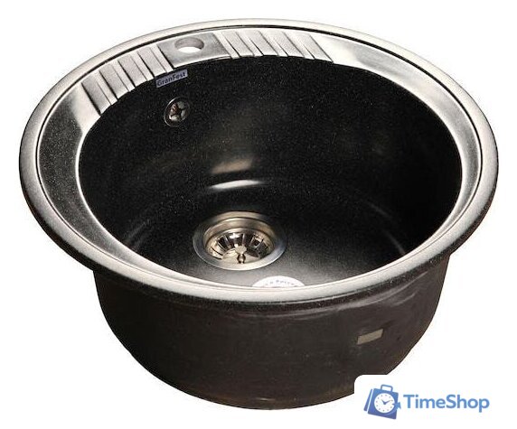 Кухонная мойка GranFest GF-R520 (черный) - Изображение №1 — Интернет-магазин Time-Shop