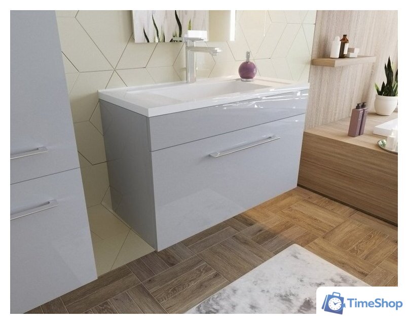 Эстет Тумба под умывальник Elin 800х370 1 ящик - Изображение №3 — Интернет-магазин Time-Shop