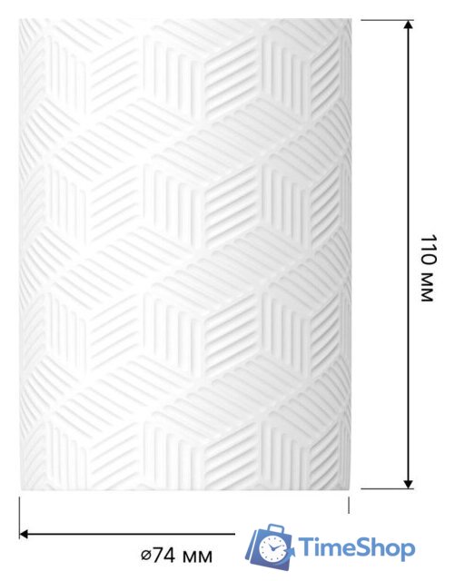 Аксессуары для ванной и туалета FORA Delicate White (4 предмета) - Изображение №9 — Интернет-магазин Time-Shop