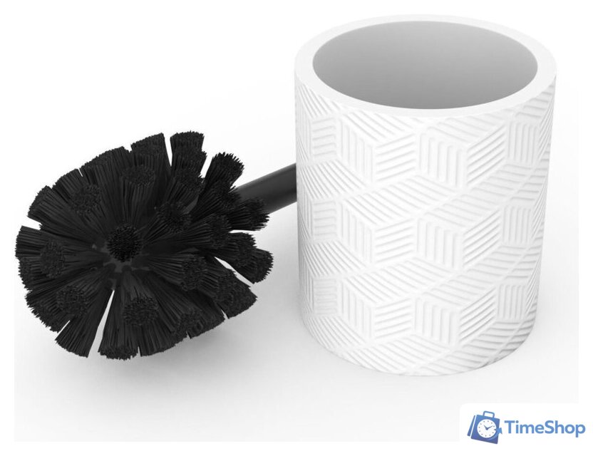 Аксессуары для ванной и туалета FORA Delicate White (4 предмета) - Изображение №6 — Интернет-магазин Time-Shop