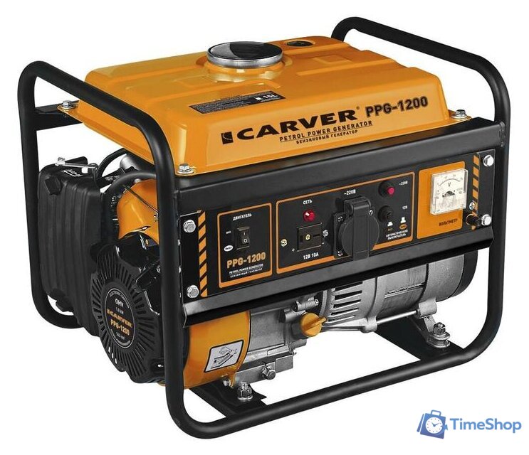 Бензиновый генератор Carver PPG-1200 - Изображение №1 — Интернет-магазин Time-Shop