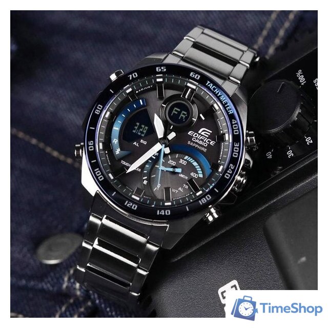 Наручные часы Casio Edifice ECB-900DB-1B - Изображение №3 — Интернет-магазин Time-Shop