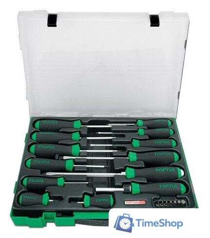 Набор отверток Toptul GZC2005 20 предметов - Изображение №1 — Интернет-магазин Time-Shop