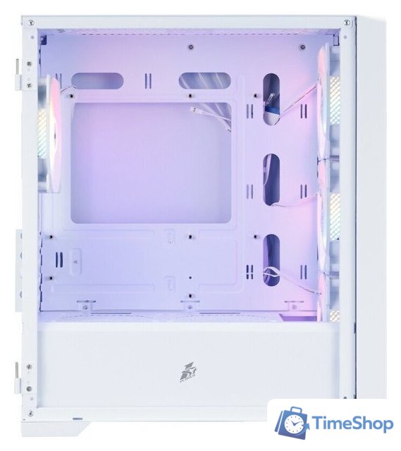 Корпус 1stPlayer TRILOBITE T4 MESH FRGB (белый) - Изображение №4 — Интернет-магазин Time-Shop