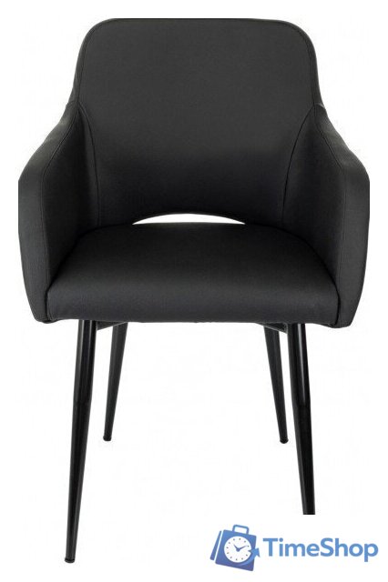 Офисный стул Бюрократ CH-380F (черный, экокожа) - Изображение №2 — Интернет-магазин Time-Shop