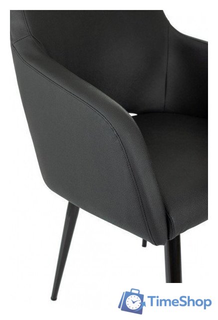 Офисный стул Бюрократ CH-380F (черный, экокожа) - Изображение №6 — Интернет-магазин Time-Shop