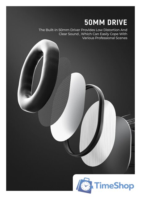 Наушники FIFINE H8 (черный) - Изображение №5 — Интернет-магазин Time-Shop