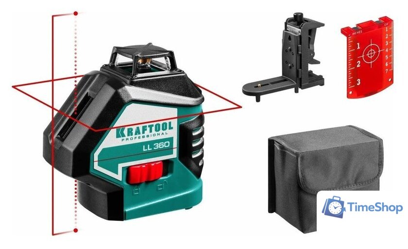 Лазерный нивелир KRAFTOOL LL360-2 34645-2 - Изображение №1 — Интернет-магазин Time-Shop
