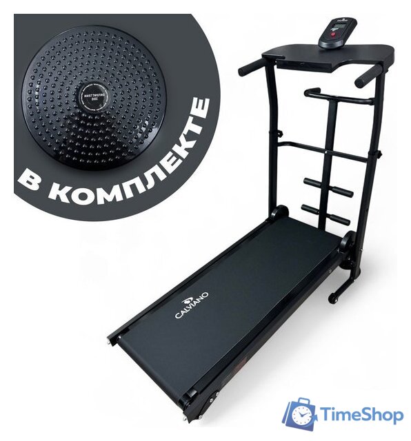 Механическая беговая дорожка Calviano BeFIT (черный) - Изображение №1 — Интернет-магазин Time-Shop