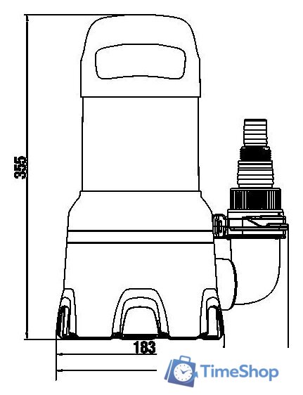 Дренажный насос Gardena 16000 (для грязной воды) - Изображение №4 — Интернет-магазин Time-Shop