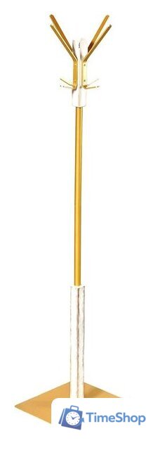 Вешалка для одежды Sheffilton Альберо SHT-CR20 172284 (белый/золотая патина/золото) - Изображение №1 — Интернет-магазин Time-Shop