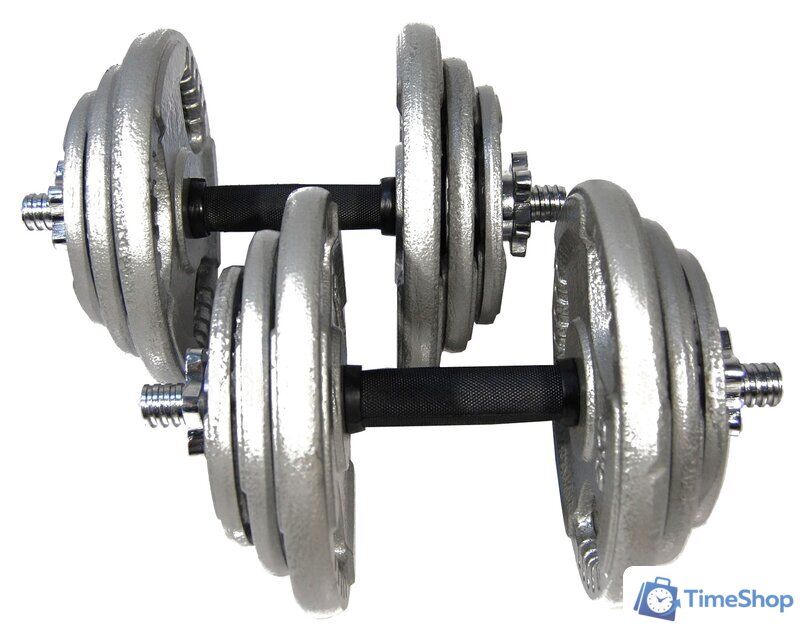 Набор гантелей Atlas Sport Хаммертон 2x29 кг - Изображение №1 — Интернет-магазин Time-Shop