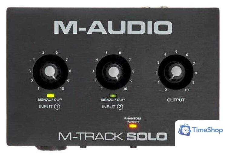 Аудиоинтерфейс M-Audio M-Track Solo - Изображение №1 — Интернет-магазин Time-Shop