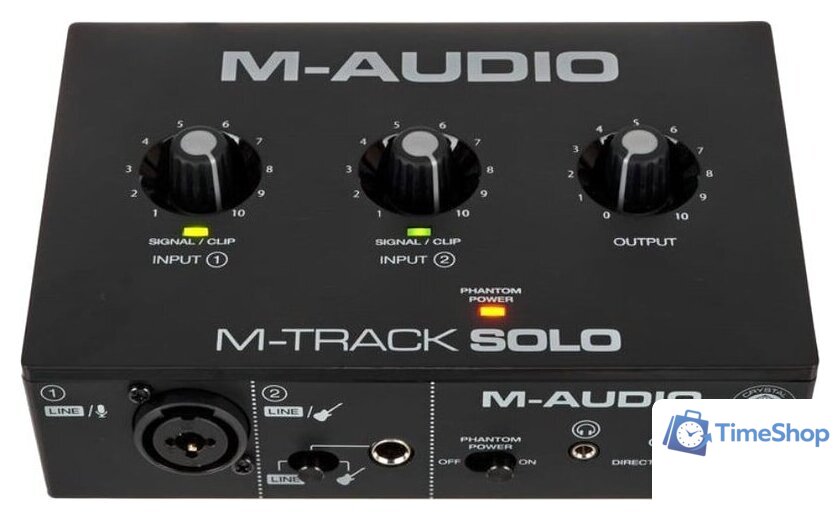 Аудиоинтерфейс M-Audio M-Track Solo - Изображение №2 — Интернет-магазин Time-Shop