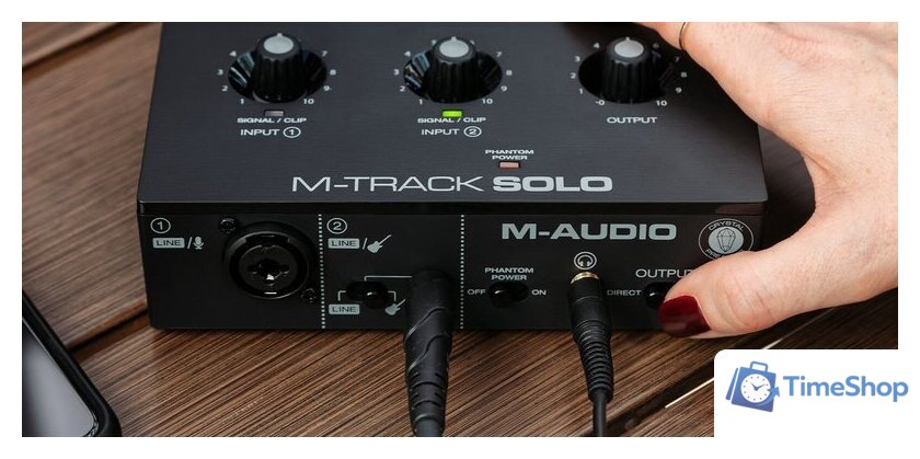 Аудиоинтерфейс M-Audio M-Track Solo - Изображение №11 — Интернет-магазин Time-Shop