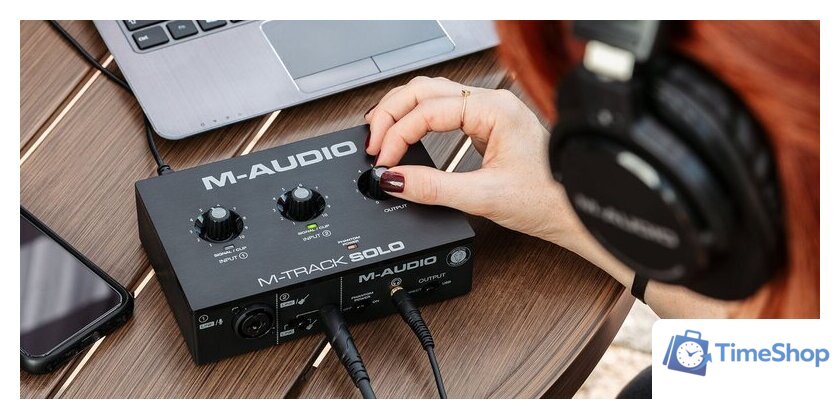 Аудиоинтерфейс M-Audio M-Track Solo - Изображение №12 — Интернет-магазин Time-Shop