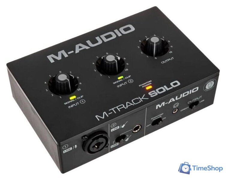 Аудиоинтерфейс M-Audio M-Track Solo - Изображение №3 — Интернет-магазин Time-Shop