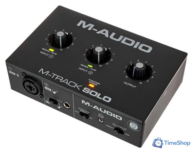 Аудиоинтерфейс M-Audio M-Track Solo - Изображение №4 — Интернет-магазин Time-Shop
