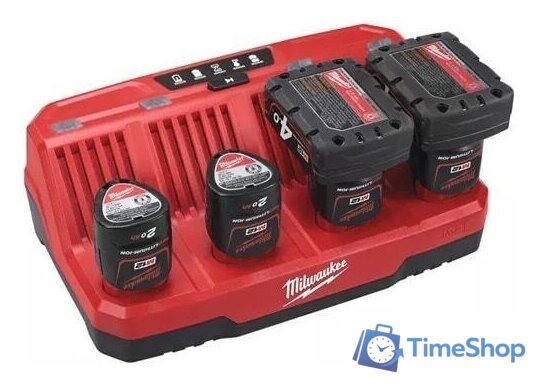 Зарядное устройство Milwaukee M12 C4 4932430554 (12В) - Изображение №3 — Интернет-магазин Time-Shop