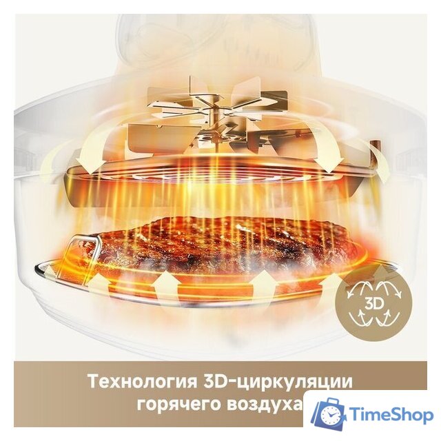 Аэрогриль (аэрофритюрница) Dreame Air Fryer PT60 (зеленый) - Изображение №20 — Интернет-магазин Time-Shop