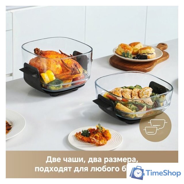 Аэрогриль (аэрофритюрница) Dreame Air Fryer PT60 (зеленый) - Изображение №15 — Интернет-магазин Time-Shop