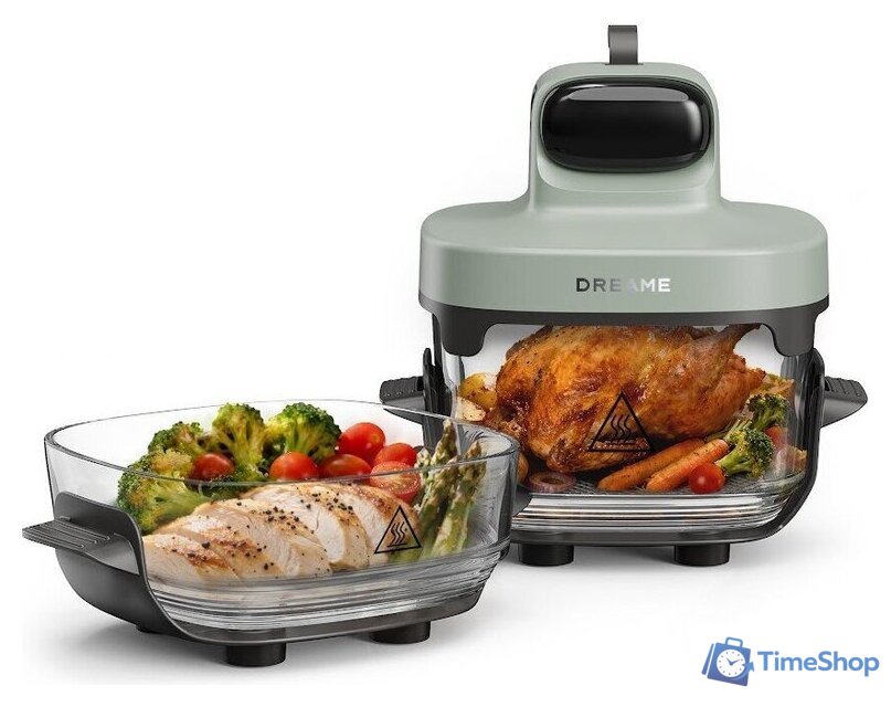 Аэрогриль (аэрофритюрница) Dreame Air Fryer PT60 (зеленый) - Изображение №1 — Интернет-магазин Time-Shop