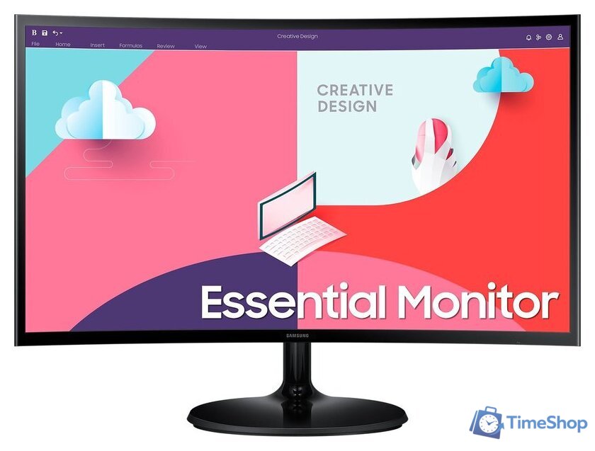 Монитор Samsung Essential S3 LS24C364EAUXEN - Изображение №1 — Интернет-магазин Time-Shop