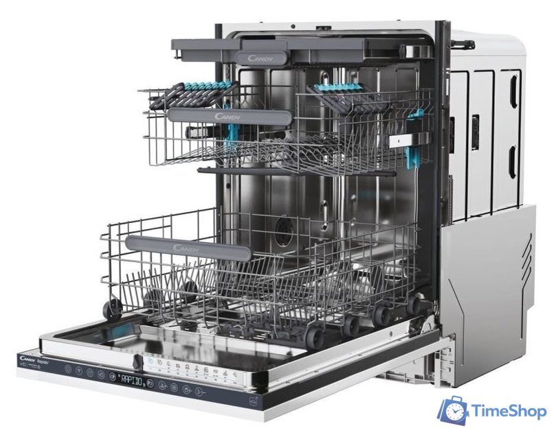 Встраиваемая посудомоечная машина Candy RapidO CI 6B4S1PSA1 - Изображение №10 — Интернет-магазин Time-Shop
