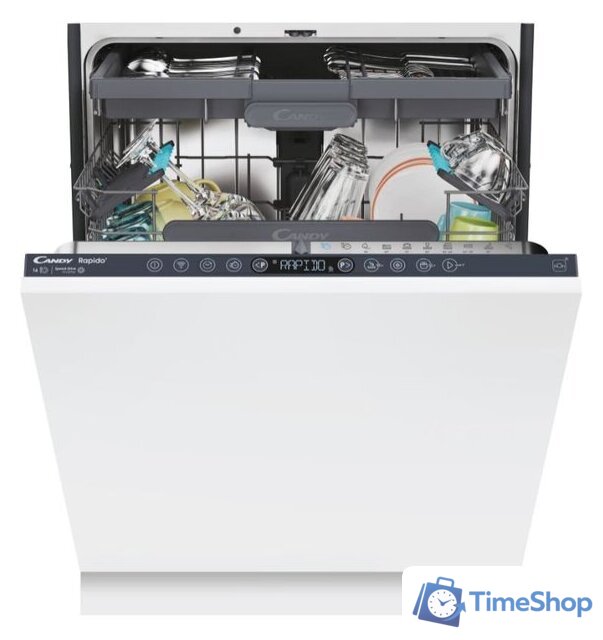 Встраиваемая посудомоечная машина Candy RapidO CI 6B4S1PSA1 - Изображение №1 — Интернет-магазин Time-Shop